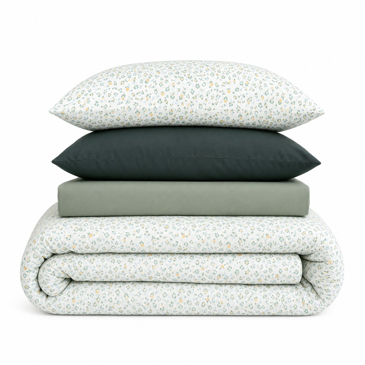 Spring Pastoral Floral Bedding Set