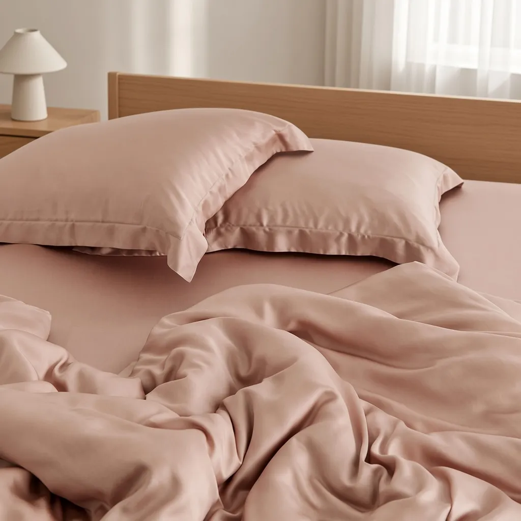 Solid Tencel Silky Bedding Set