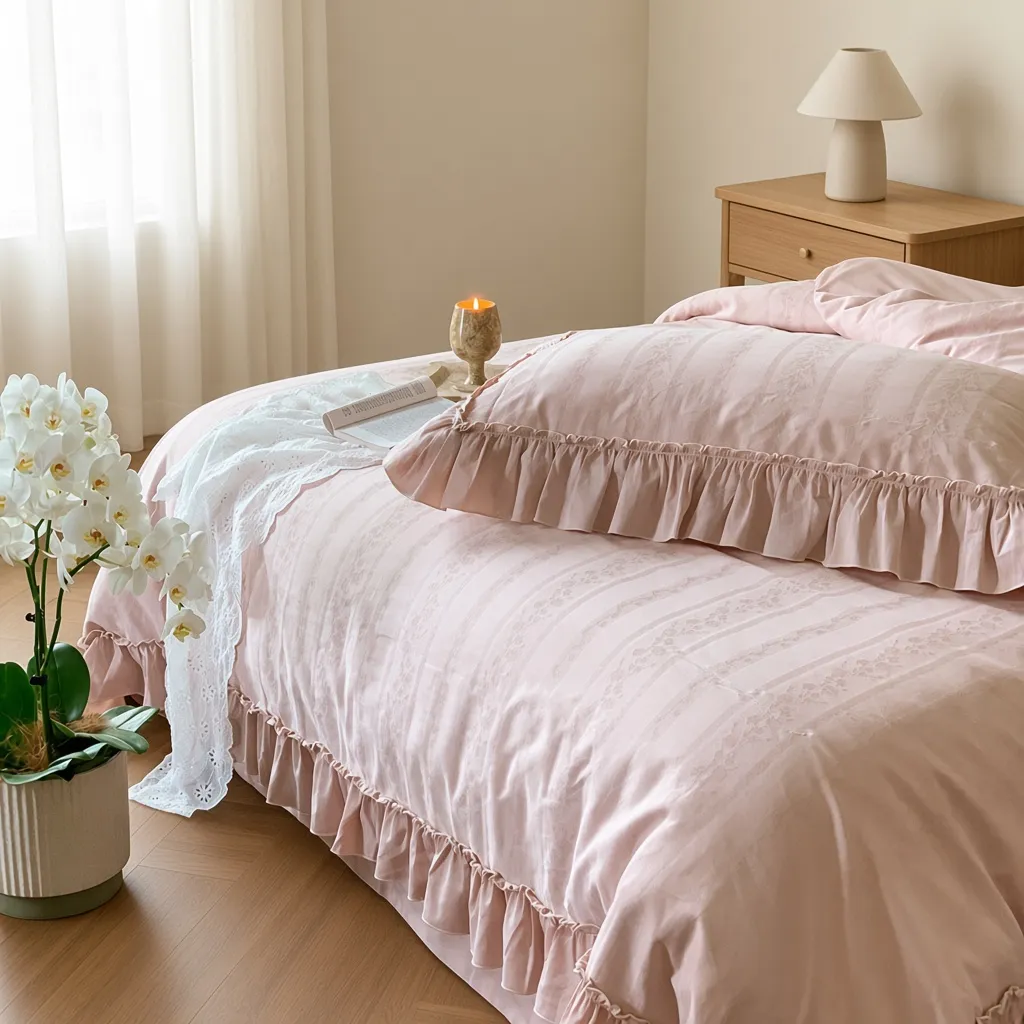 Floral Ruffle Bedding Bundle