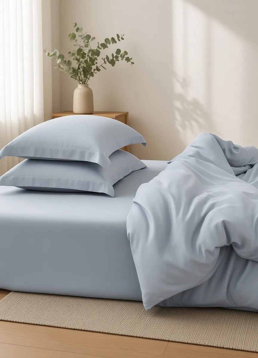 Solid Tencel Silky Bedding Set