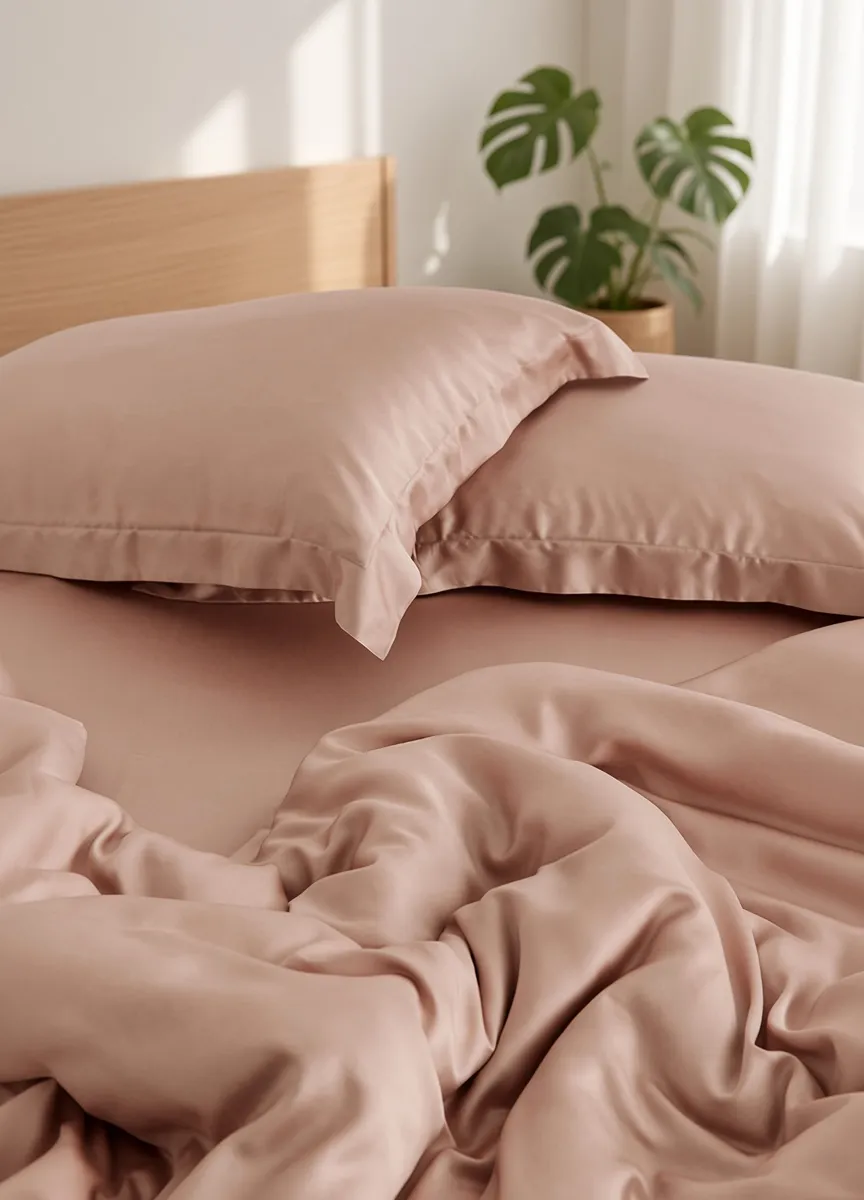 Solid Tencel Silky Bedding Set