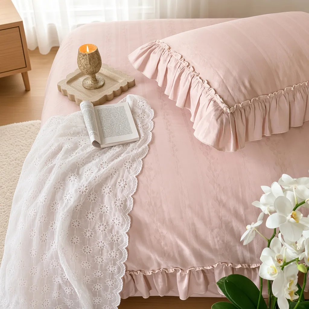 Floral Ruffle Bedding Bundle