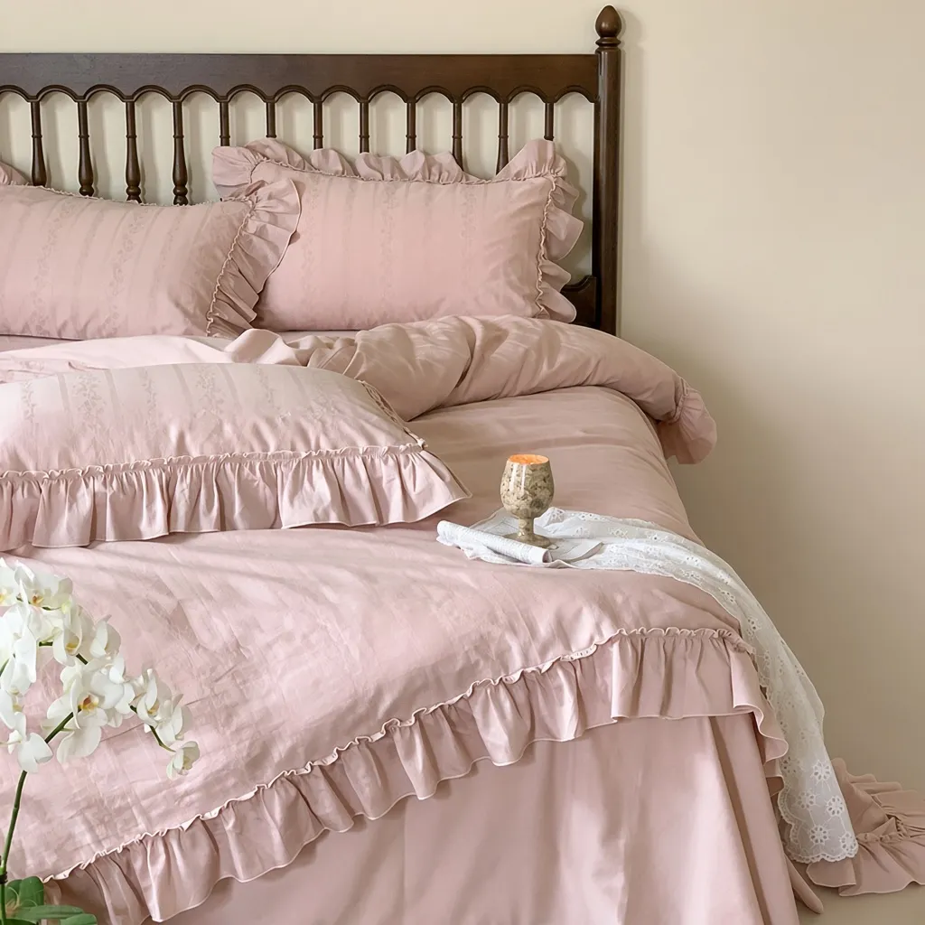 Floral Ruffle Bedding Bundle