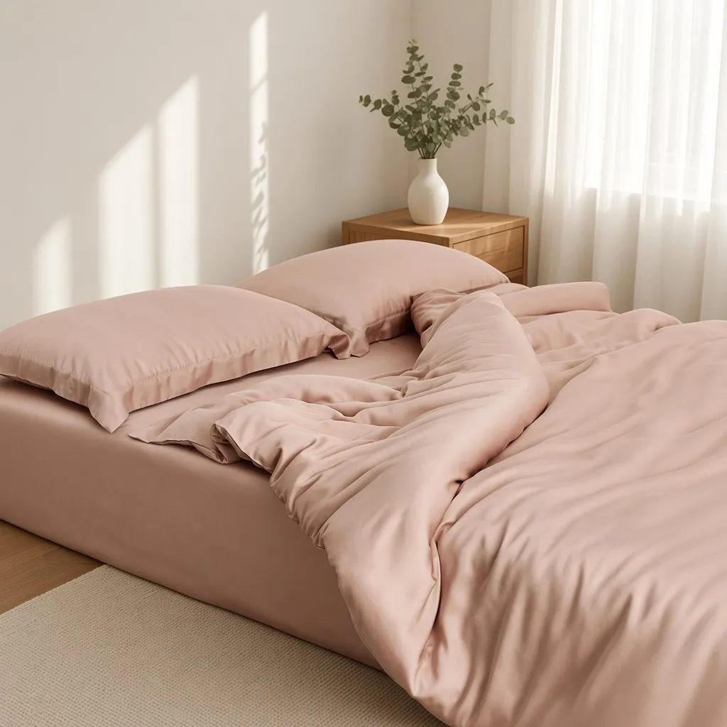 Solid Tencel Silky Bedding Set