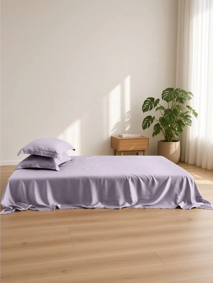 Solid Tencel Silky Bedding Set