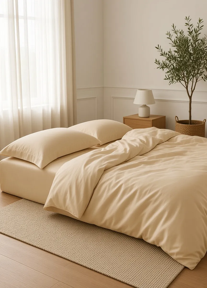Solid Tencel Silky Bedding Set