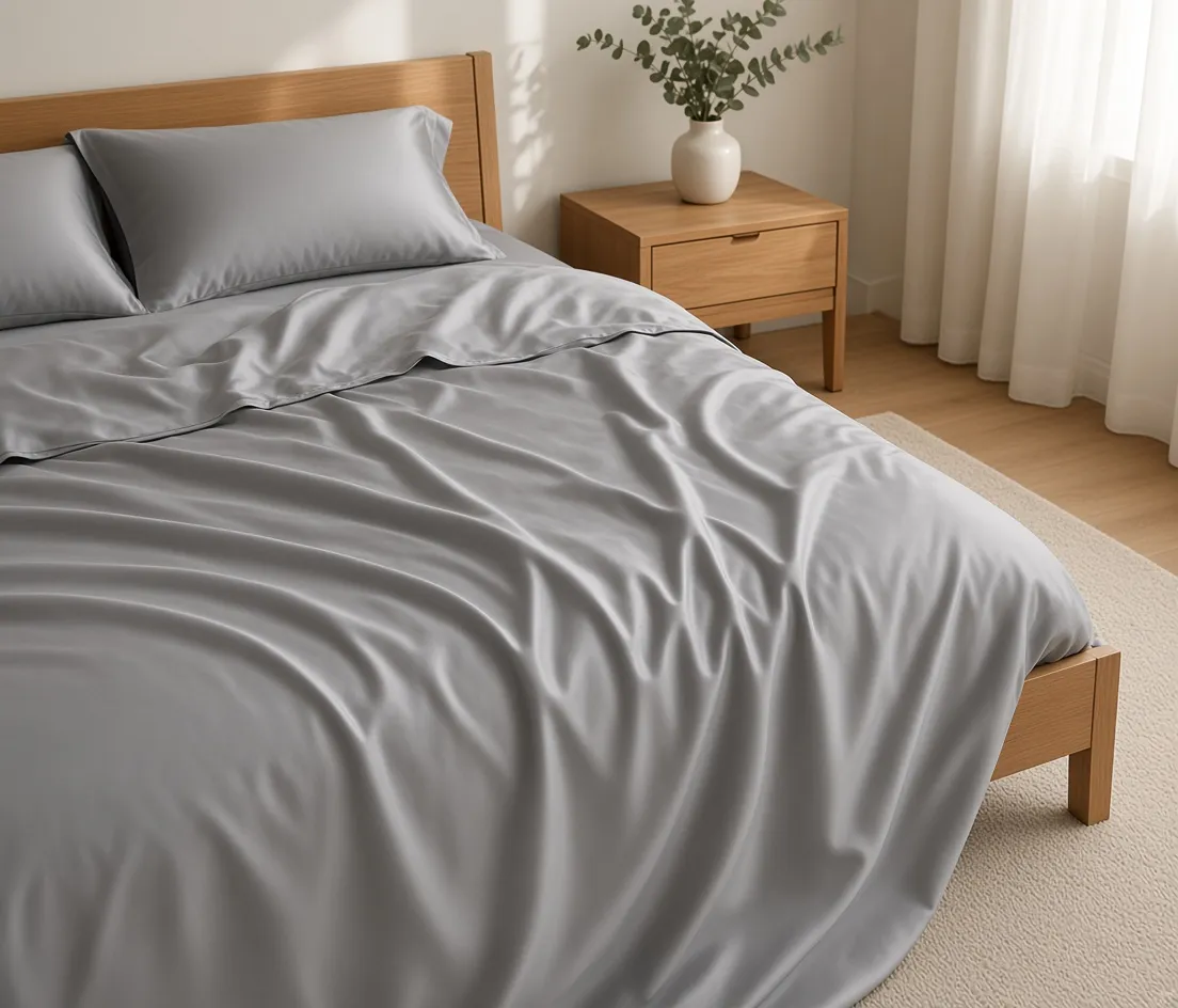 Solid Tencel Silky Bedding Set