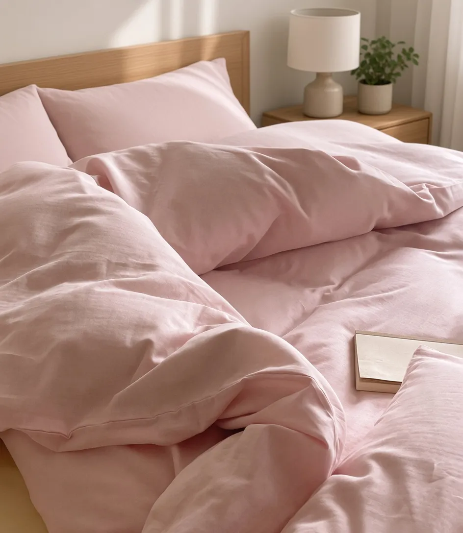 Minimalist Cotton Washed Double Layer Bedding Bundle