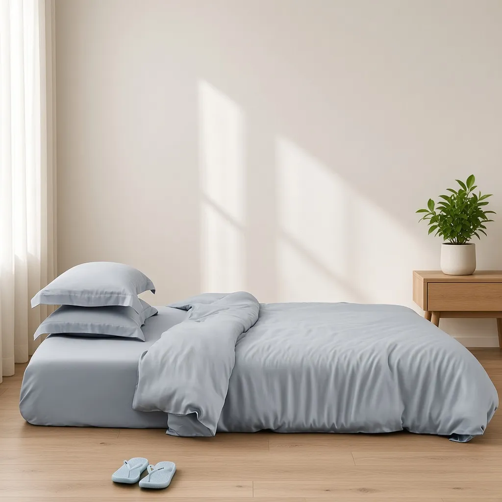 Solid Tencel Silky Bedding Set