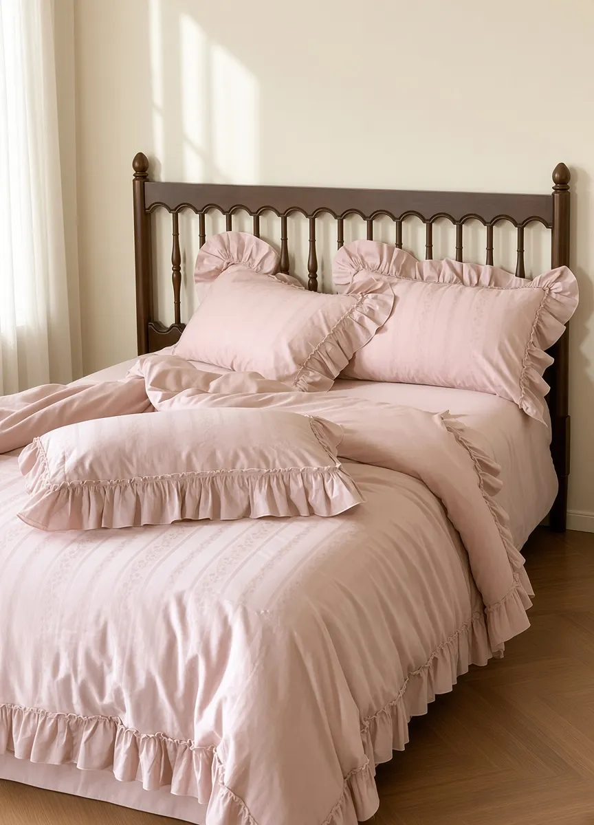 Floral Ruffle Bedding Bundle
