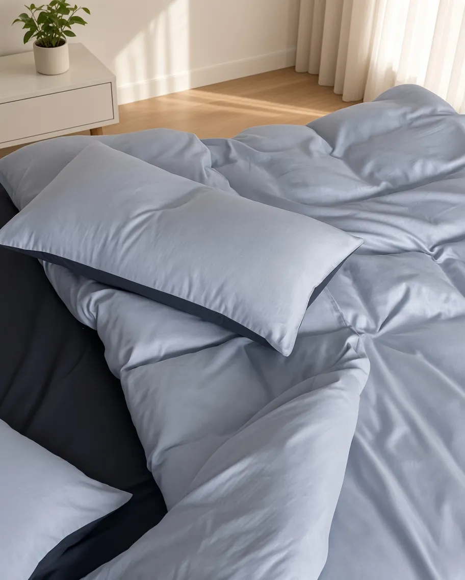 Minimalist Cotton Washed Double Layer Bedding Bundle