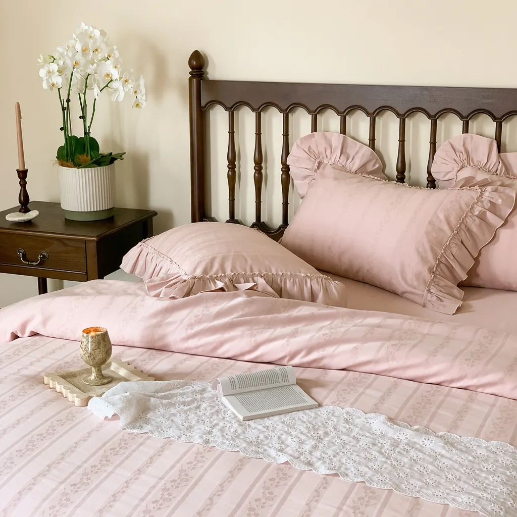 Floral Ruffle Bedding Bundle