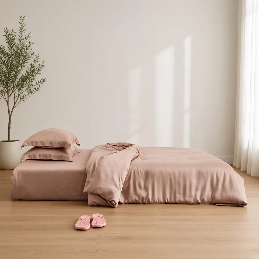 Solid Tencel Silky Bedding Set
