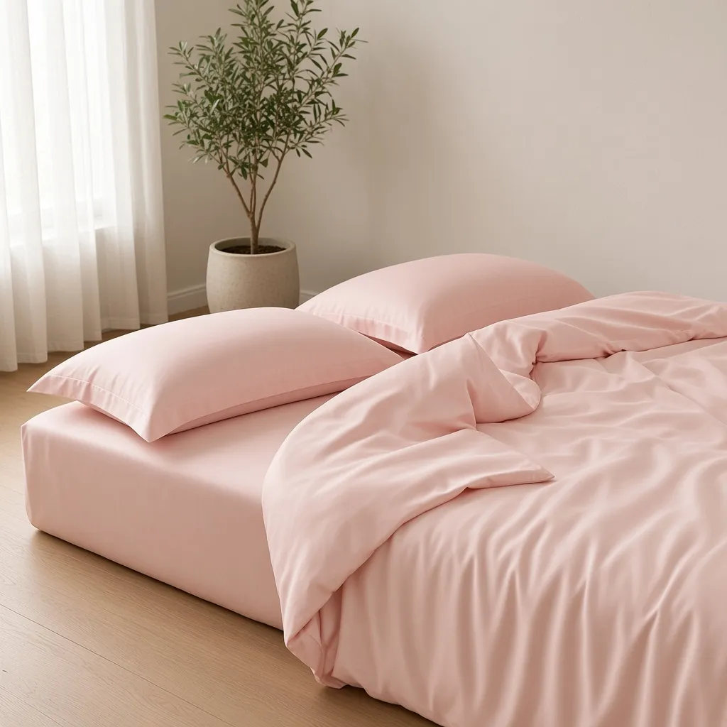 Solid Tencel Silky Bedding Set