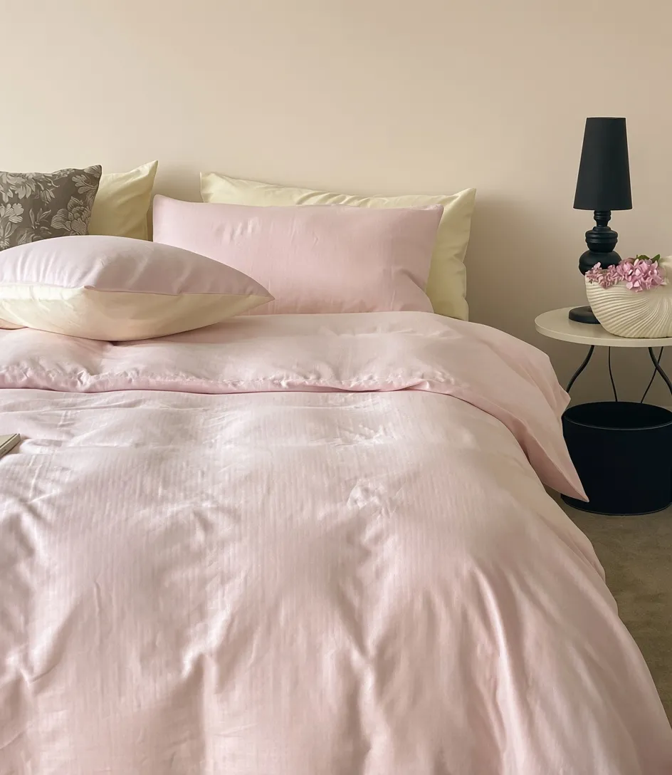 Minimalist Cotton Washed Double Layer Bedding Bundle