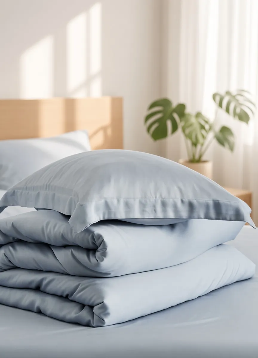 Solid Tencel Silky Bedding Set