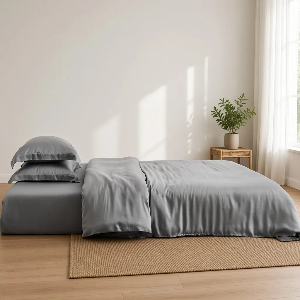 Solid Tencel Silky Bedding Set