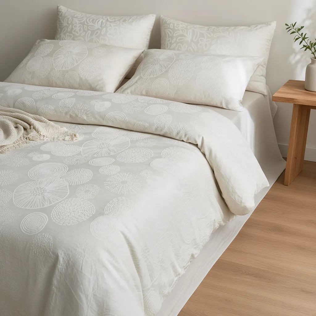 Tencel Cotton Jacquard Moisture-Wicking Bedding Set