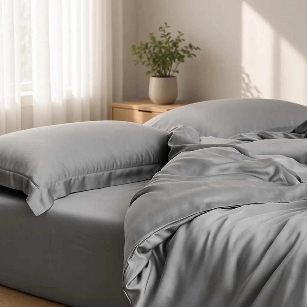 Solid Tencel Silky Bedding Set