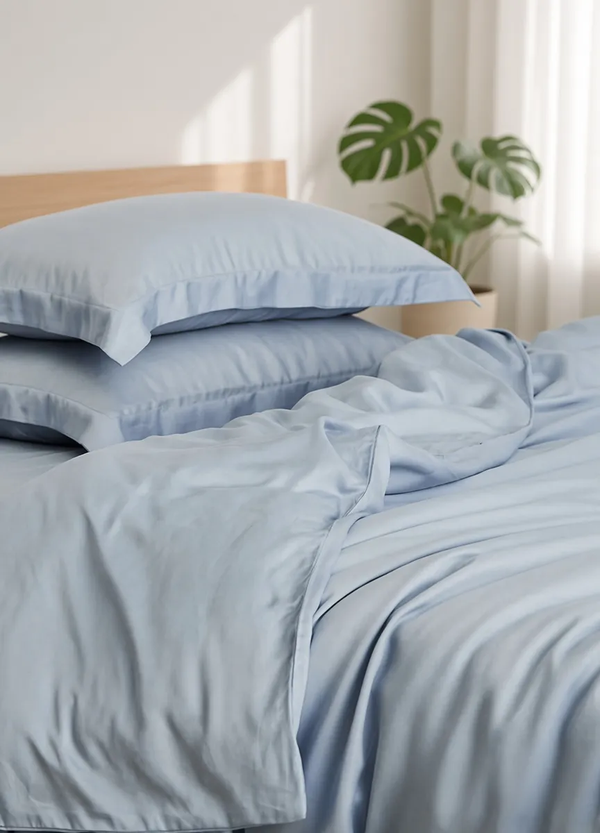 Solid Tencel Silky Bedding Set