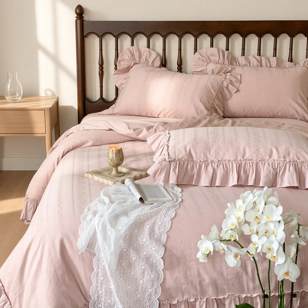 Floral Ruffle Bedding Bundle