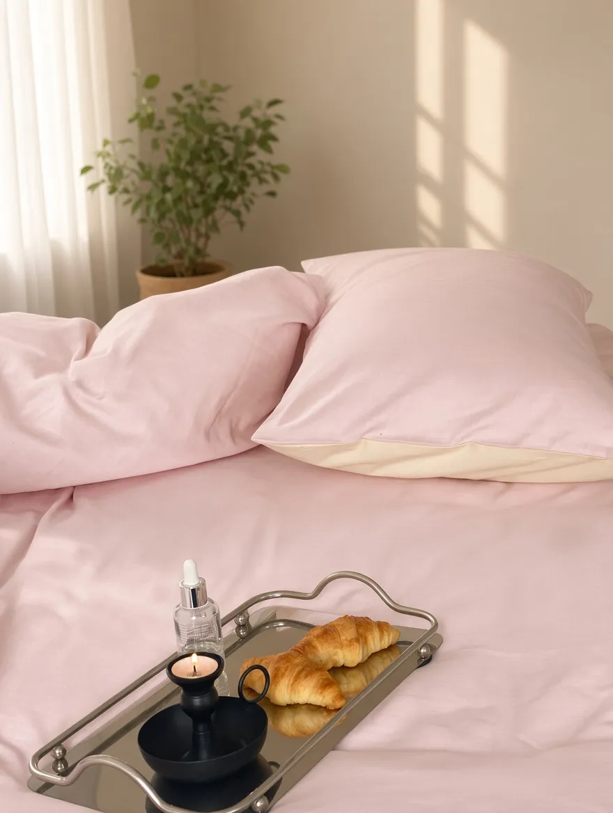 Minimalist Cotton Washed Double Layer Bedding Bundle