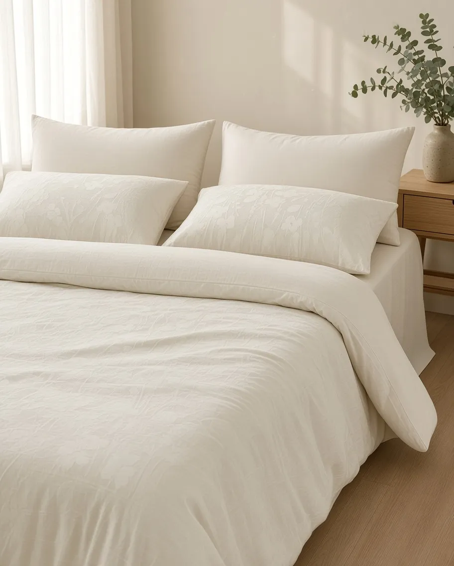 Tencel Cotton Jacquard Breathable Bedding Set