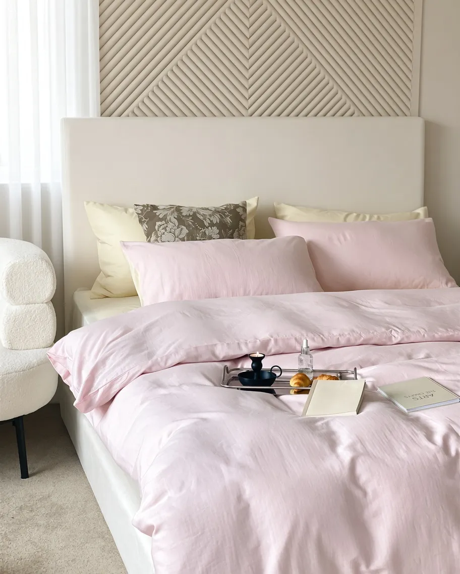 Minimalist Cotton Washed Double Layer Bedding Bundle