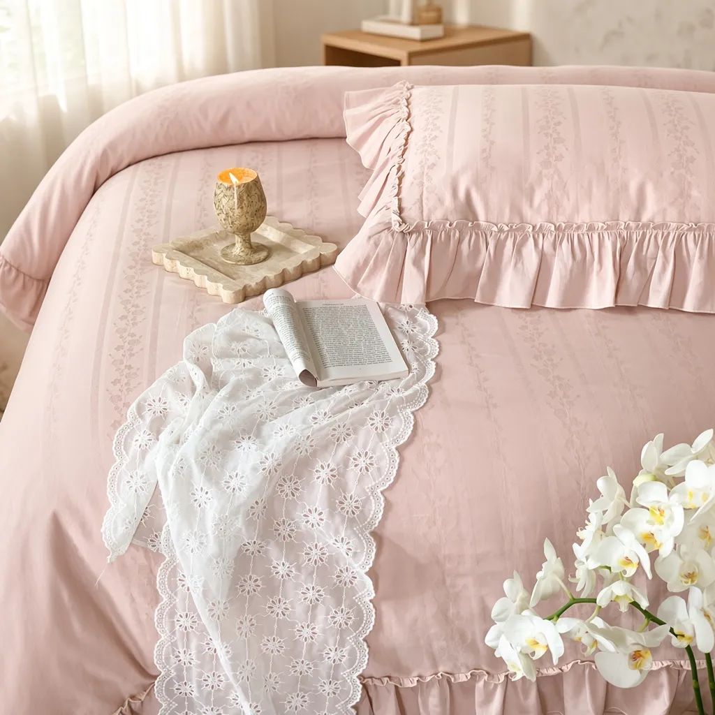 Floral Ruffle Bedding Bundle
