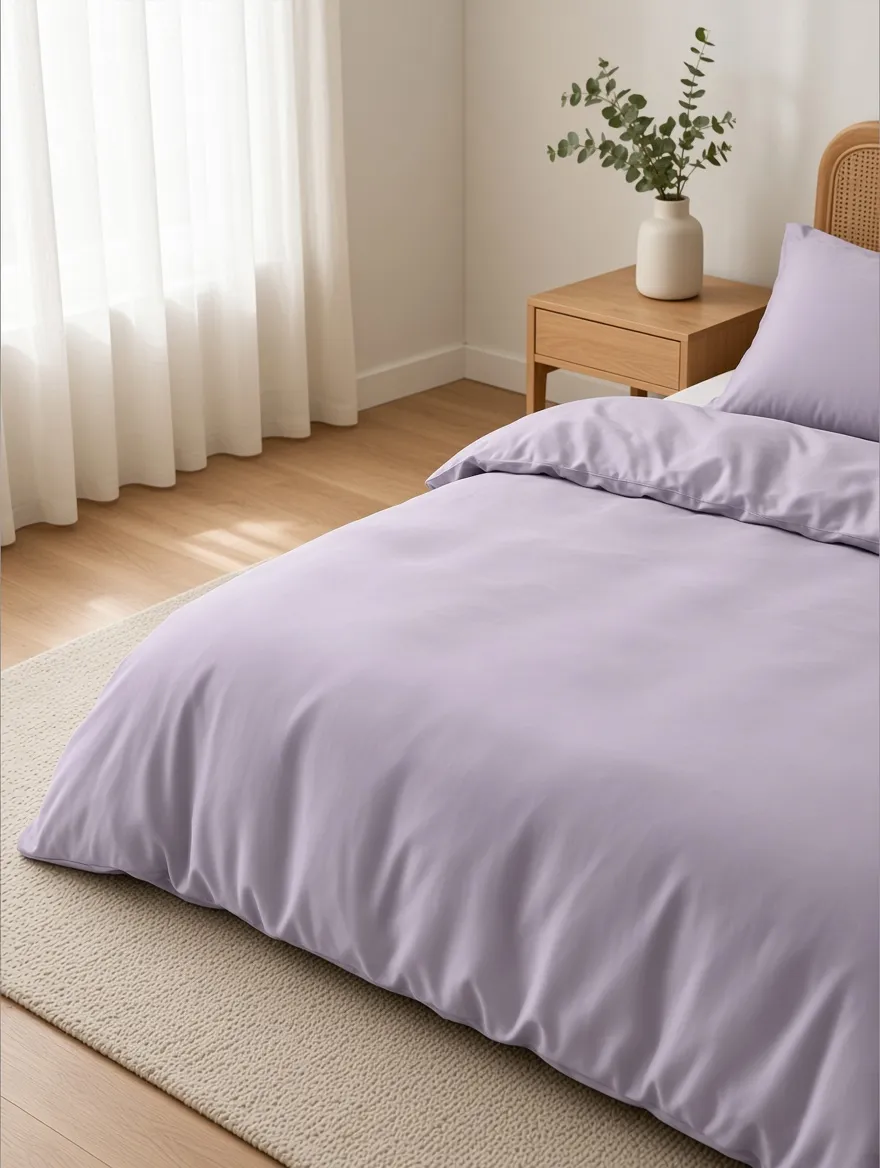 Solid Tencel Silky Bedding Set
