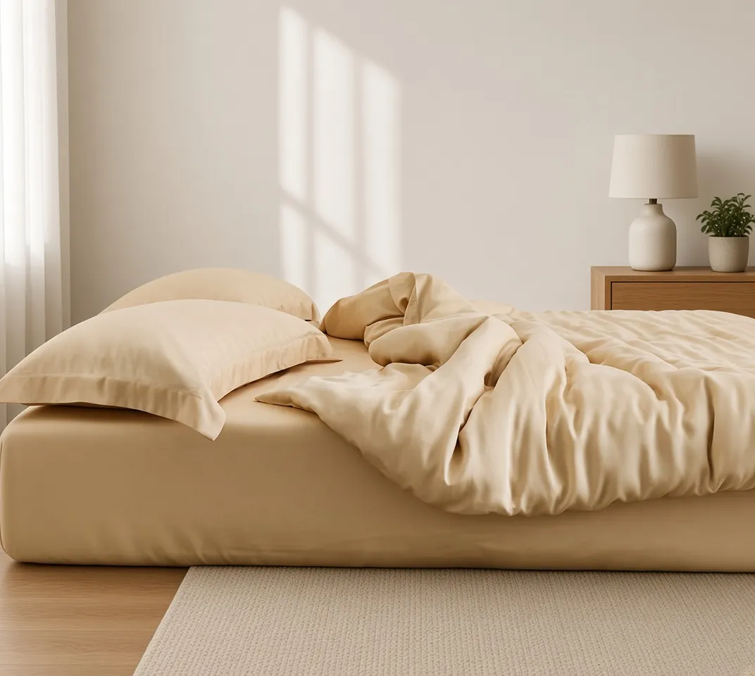 Solid Tencel Silky Bedding Set