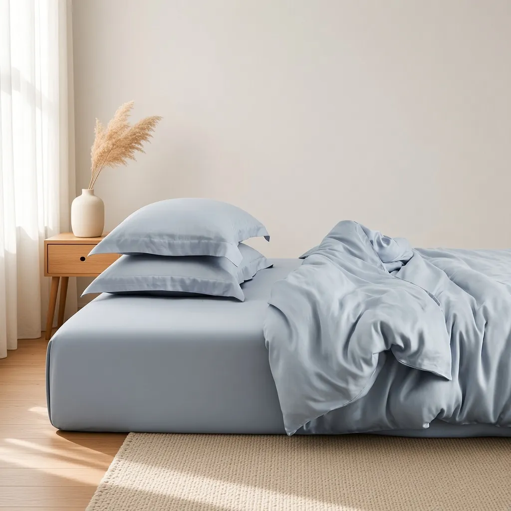 Solid Tencel Silky Bedding Set