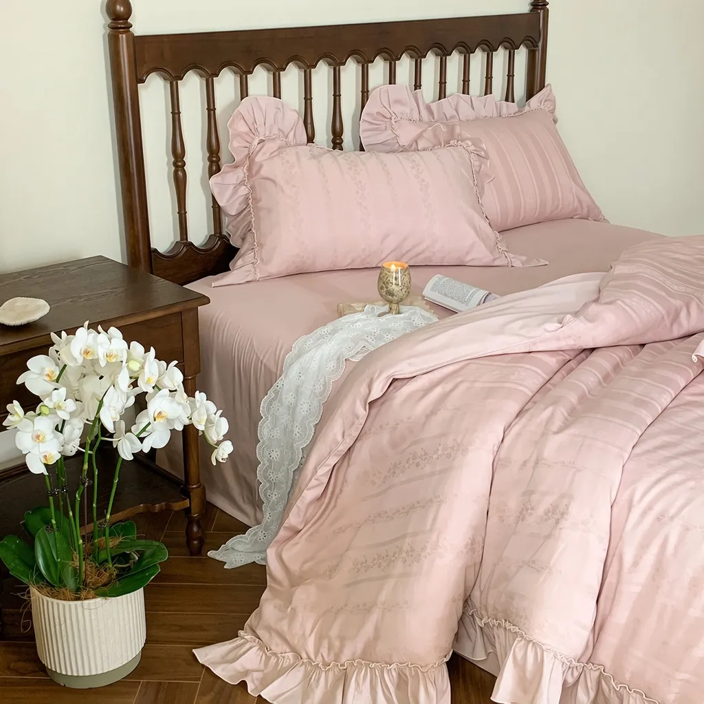 Floral Ruffle Bedding Bundle